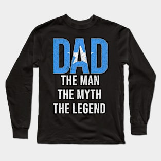 Somali Somalilan Dad The Man The Myth The Legend - Gift for Somali Somalilan Dad With Roots From Somali Somalilan Long Sleeve T-Shirt